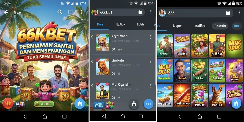 Tampilan menarik dari gameplay 66KBET yang seru dan mengasyikkan.