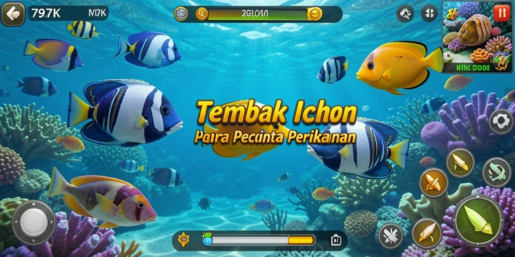 Tampilan gameplay seru dari game Tembak Ikan 797K.
