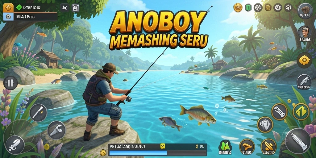 Tangkapan ikan yang menakjubkan dalam ANOBOY.