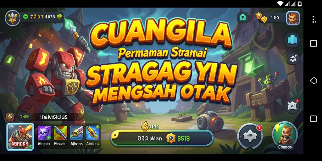Tampilan gameplay strategi yang mendebarkan di CUANGILA.