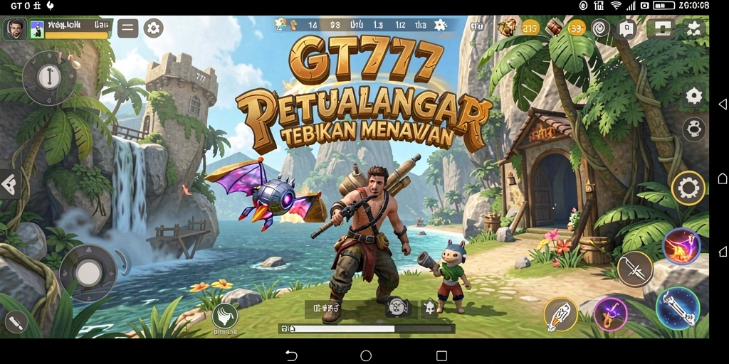 Screenshot menampilkan gameplay GT777 yang mendebarkan dalam dunia terbuka.