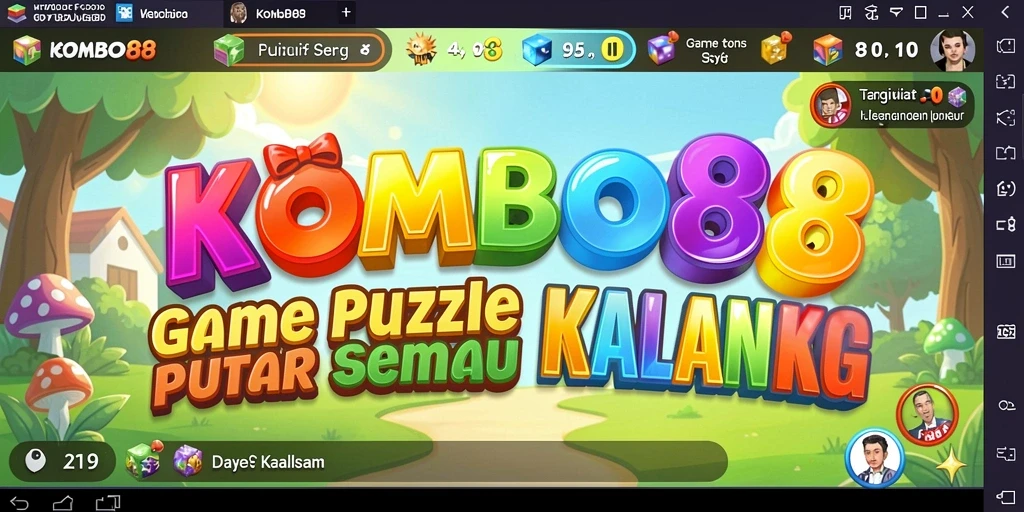 Tampilan gameplay KOMBO88 yang mengasyikkan dan penuh warna.