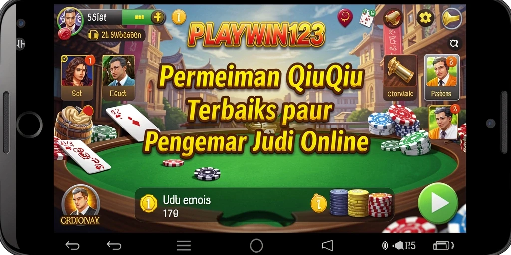 Tampilan menarik dari gameplay QiuQiu di PLAYWIN123.