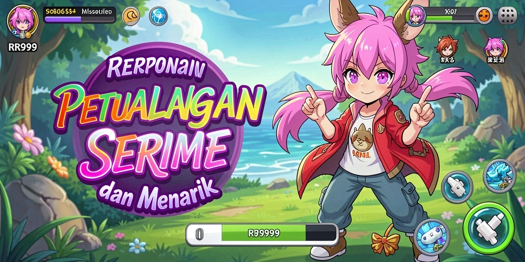 Tampilan seru dari gameplay <strong>RR999</strong> dengan aksi Anime yang mendebarkan.