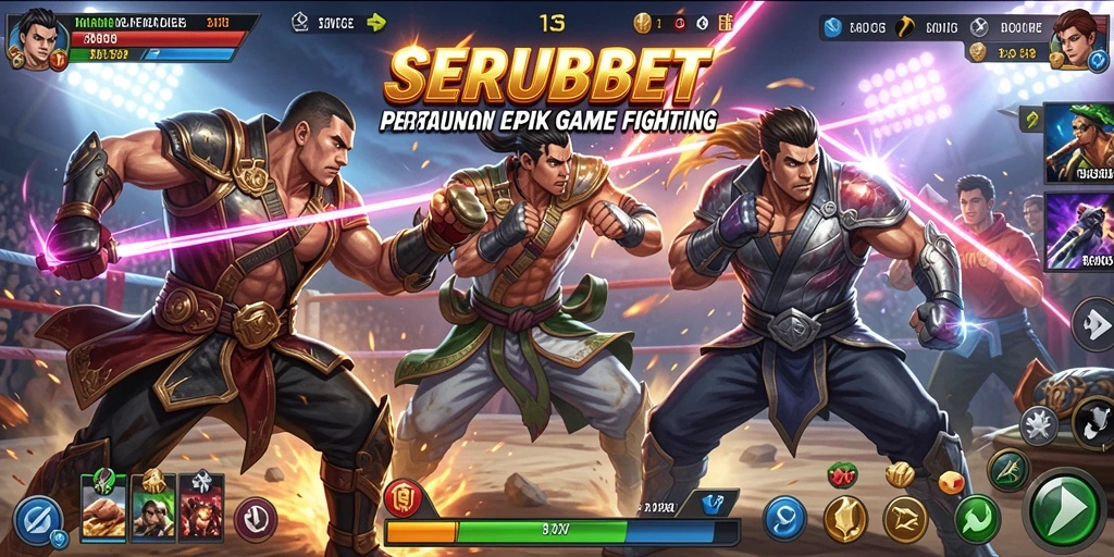 Tampak menarik, SERUBET menawarkan aksi pertarungan seru.